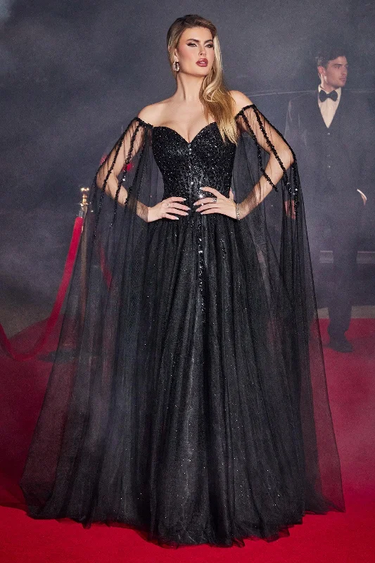 Snag the Best Prices Now!Long Strapless Black Wedding Dress