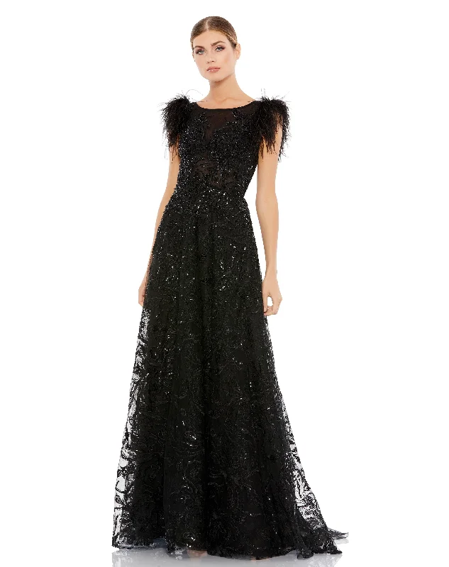 Save Up to 50% Off!Mac Duggal 20296 Long Sleeveless Formal Dress