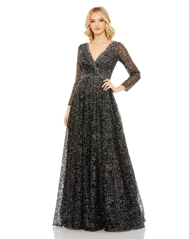 The Best Offers Are Here!Mac Duggal 20372 Long Sleeve Formal Evening Dress