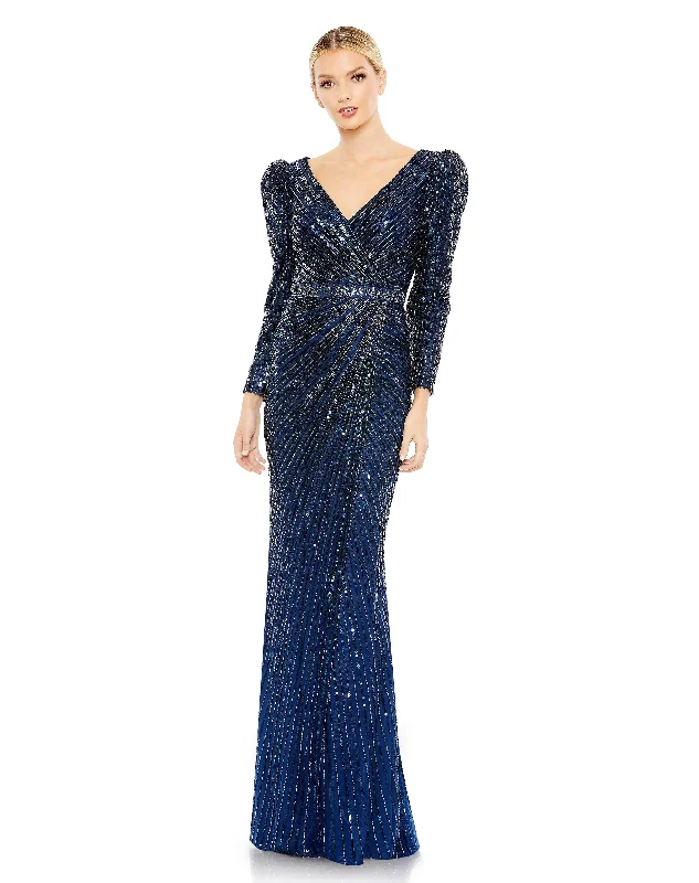 Grab Yours Before It’s Too Late!Mac Duggal 41024 Long Sleeve Formal Dress