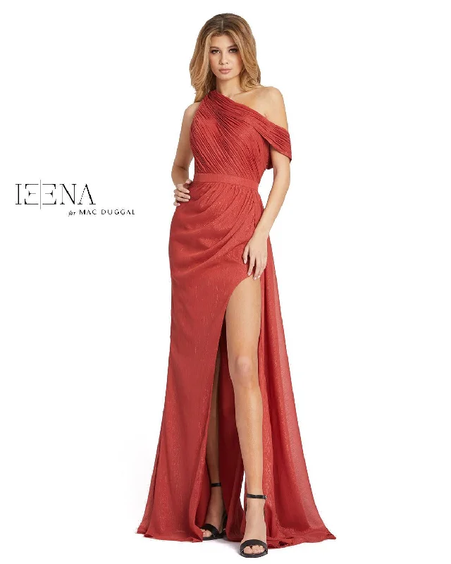 One Click Away from Big Savings!Mac Duggal 49291 Long One Shoulder Prom Gown Sale