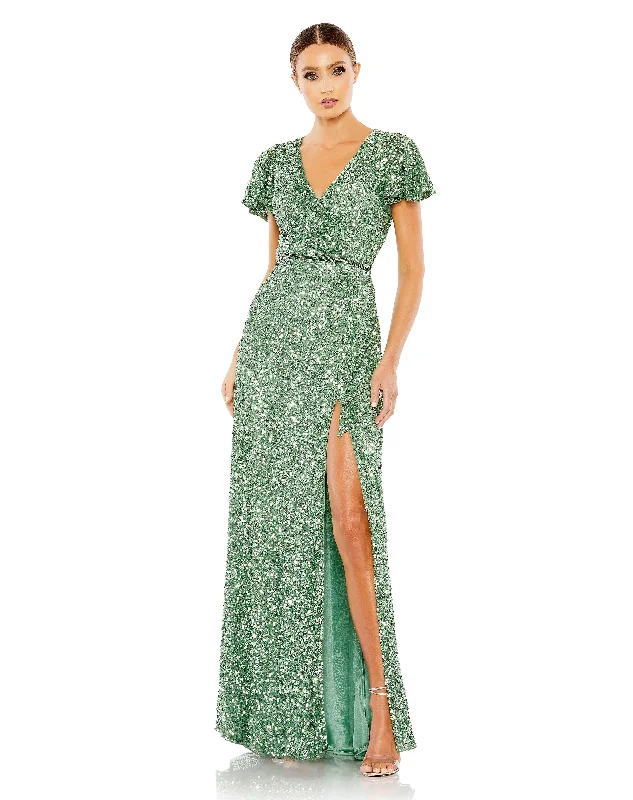 Amazing Prices You Can’t Resist!Mac Duggal 5540 Long Formal Beaded Dress