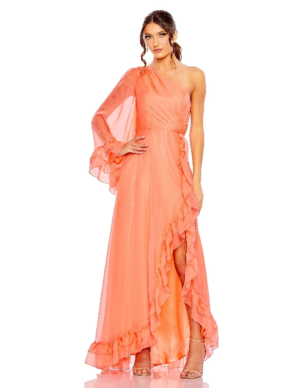 Shop Smart, Save Big!Mac Duggal 55924 High Low One Shoulder Formal Dress