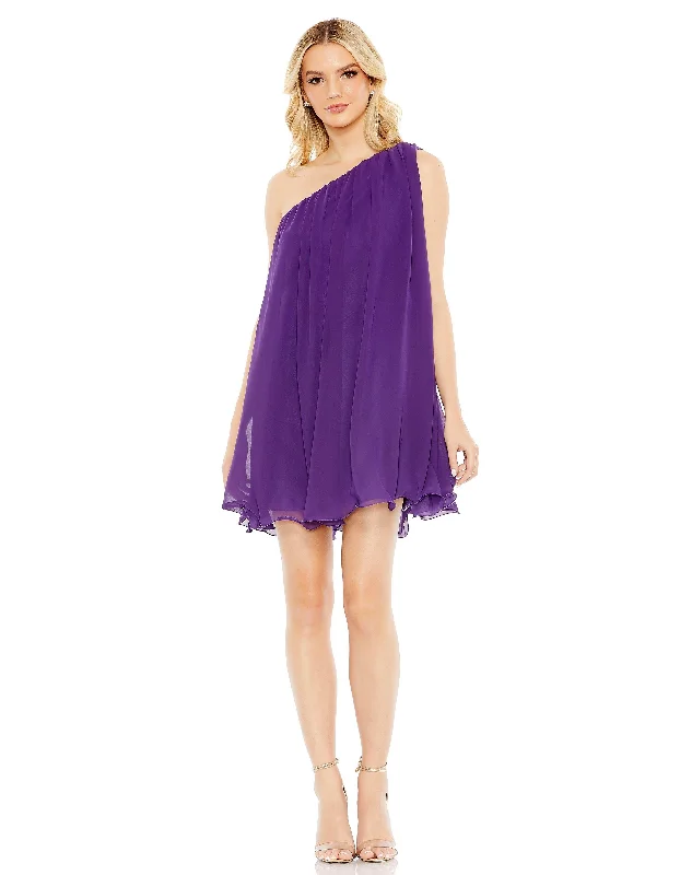 Get It Before It’s Gone!Mac Duggal 55951 Short One Shoulder Chiffon Cocktail Dress Get It Before It’s Gone!Mac Duggal 55951 Short One Shoulder Chiffon Cocktail Dress