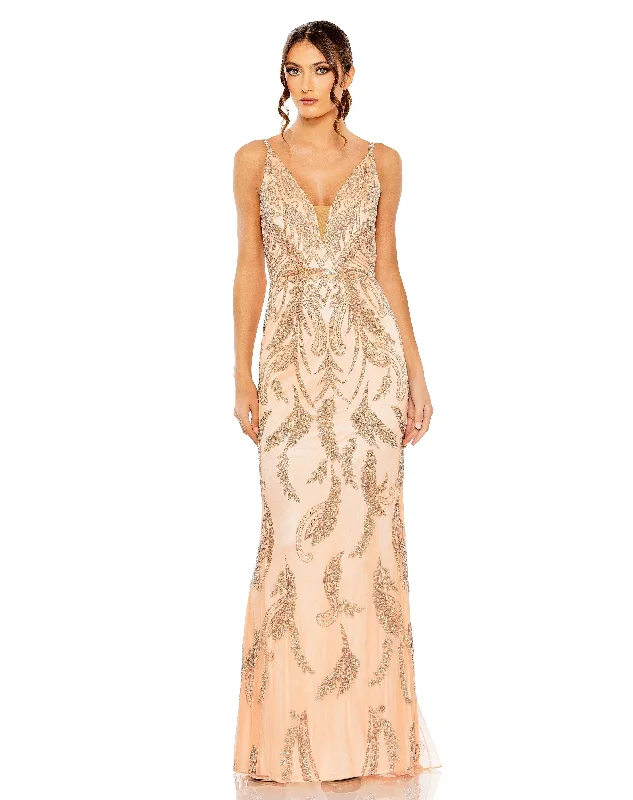 Incredible Savings Inside!Mac Duggal 6015 Long Spaghetti Strap Formal Dress