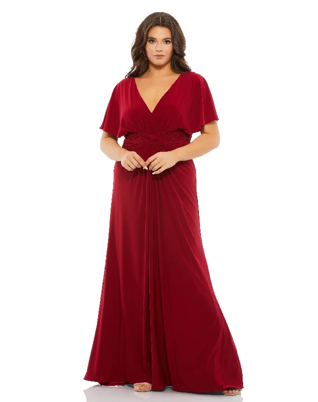 Hurry! While Supplies Last!Mac Duggal 67916 Fabulouss Plus Size Long Formal Dress