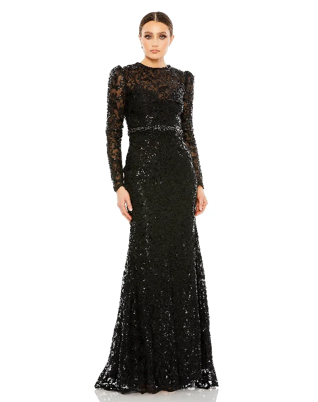 Price Drop Alert!Mac Duggal 68011 Long Sleeve Formal Dress