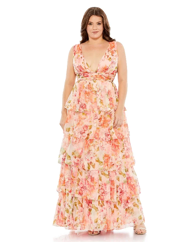 Mega Sale Happening Now!Mac Duggal 68213 Fabulouss Long Sleeveless Chiffon Plus Size Dress Mega Sale Happening Now!Mac Duggal 68213 Fabulouss Long Sleeveless Chiffon Plus Size Dress