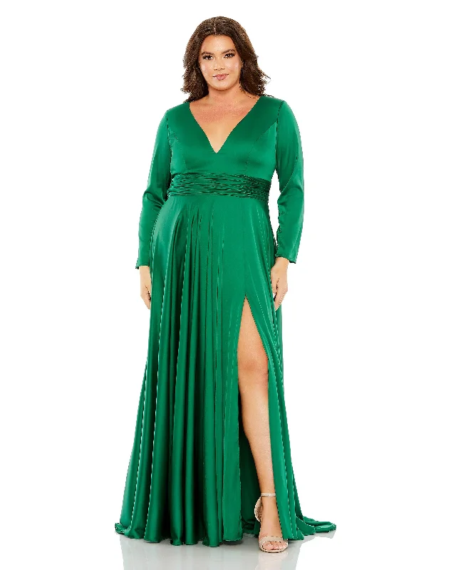 Lowest Prices Guaranteed!Mac Duggal 68436 Fabulouss Long Sleeve Plus Size Formal Dress Lowest Prices Guaranteed!Mac Duggal 68436 Fabulouss Long Sleeve Plus Size Formal Dress