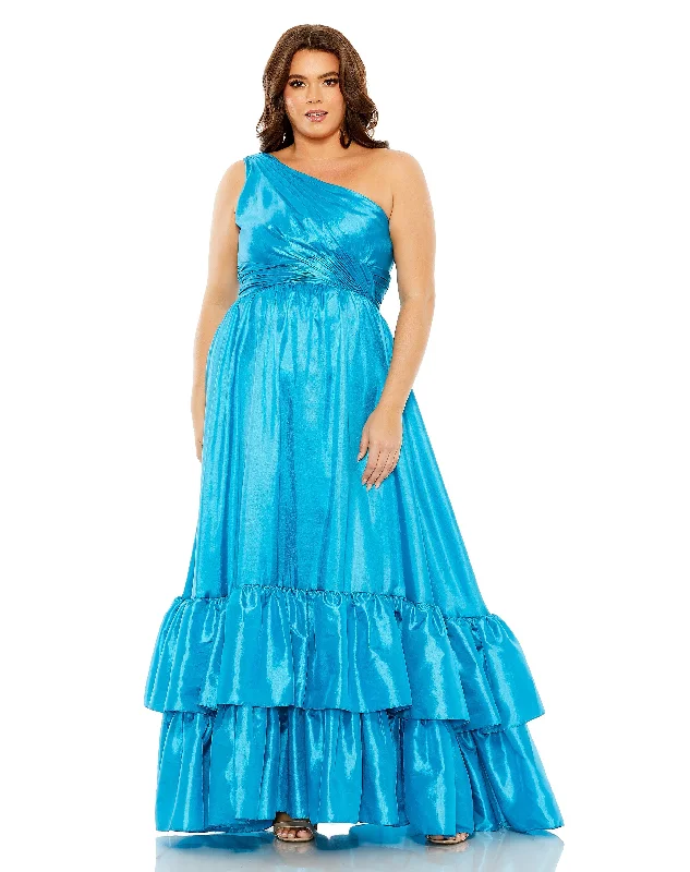 Hurry, Sale Ends Soon!Mac Duggal 68527 Fabulouss Plus Size Long One Shoulder Dress