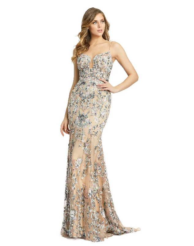 Get Ready to Save!Mac Duggal 79313 Prom Long Spaghetti Strap Formal Dress