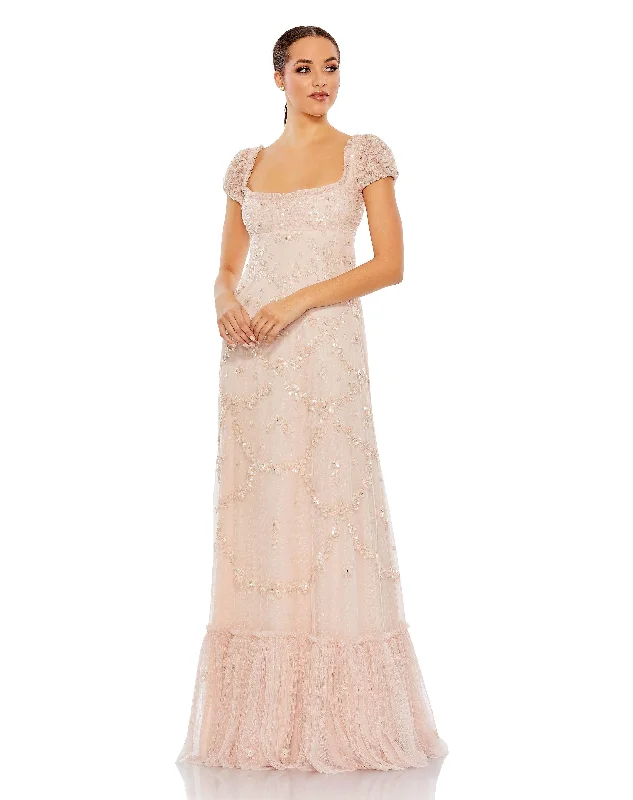 Get More, Spend Less – Shop Now!Mac Duggal 9194 Long Cap Sleeve Formal Dress