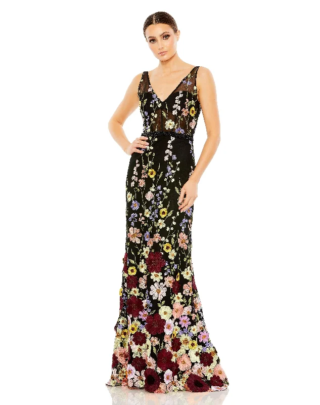 Buy More, Pay Less!Mac Duggal 68200 Long  Formal Evening Floral Dress