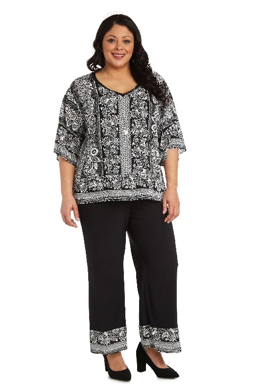 New Discounts Just Dropped!R&M Richards 7818W Long Plus Size Formal Pant Set