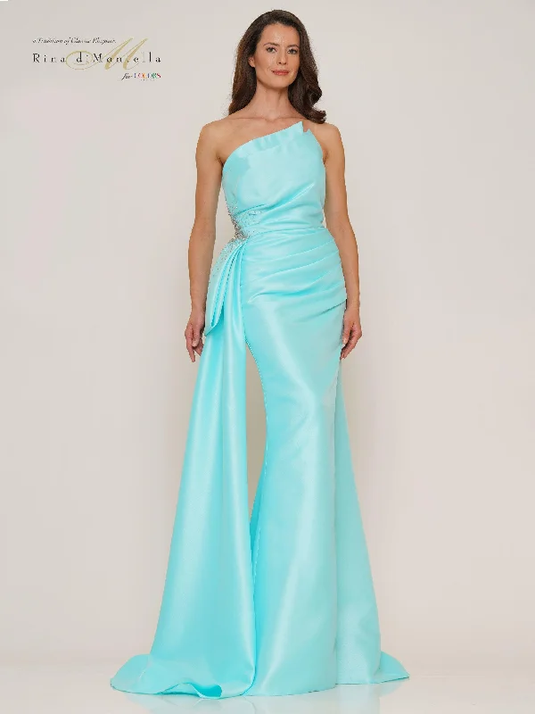 Huge Price Cuts Await!Rina di Montella Long Strapless Formal Dress 2750 Sale