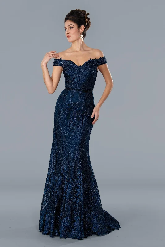 Upgrade for Less!Stella Couture 19060 Long Off Shoulder Evening Gown Sale