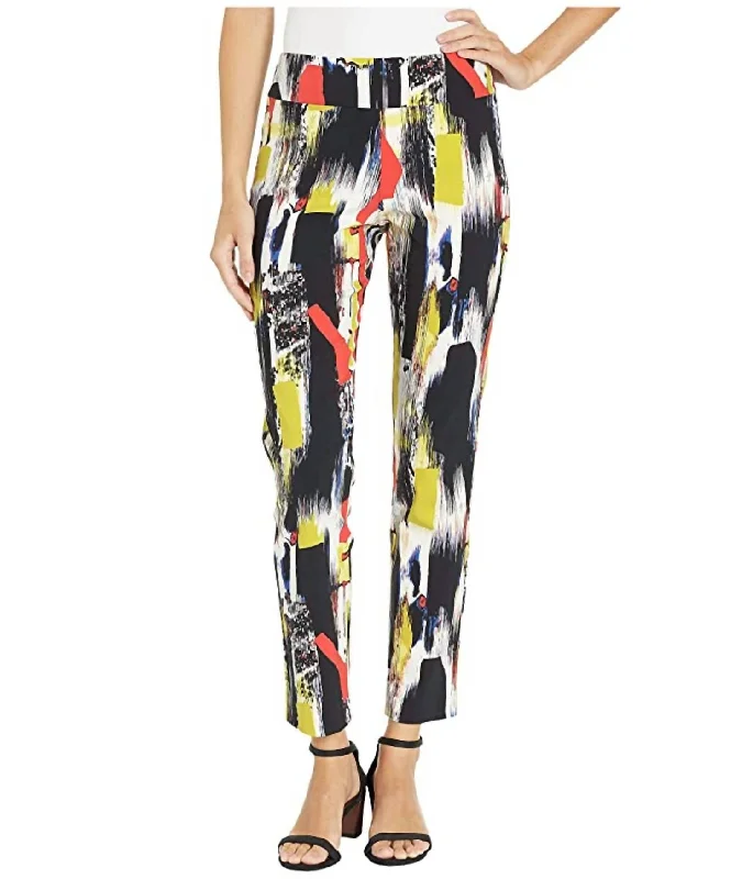 Your Shopping Wish, Our Discount Command!Abstract Pull On Pant In Multi
