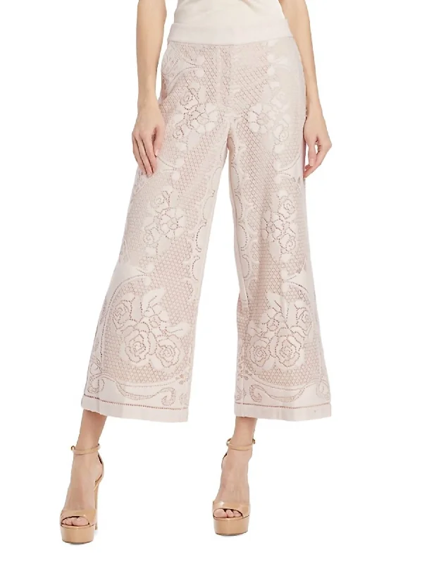 One Day Only – Huge Savings!Anisa Summer Lace Pant In Canvas