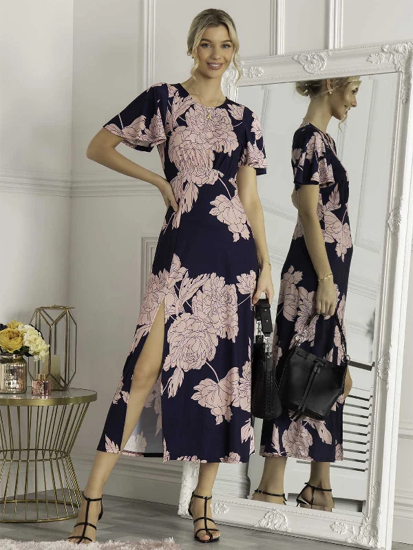 Your Discount is Waiting!Dalilah Maxi Dress, Navy Floral