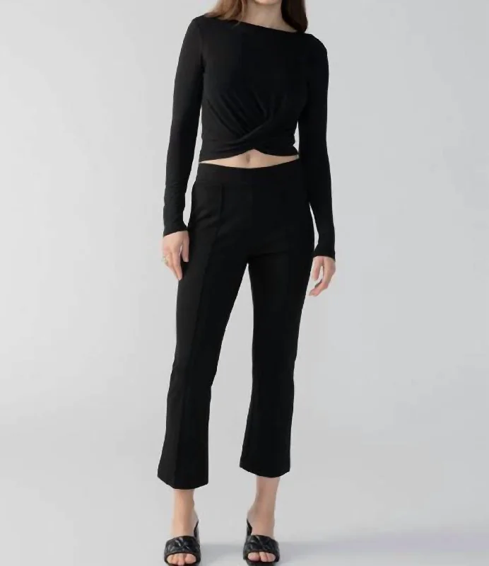 Today Only – Don’t Miss It!Eastend Mod Crop Trousers In Black