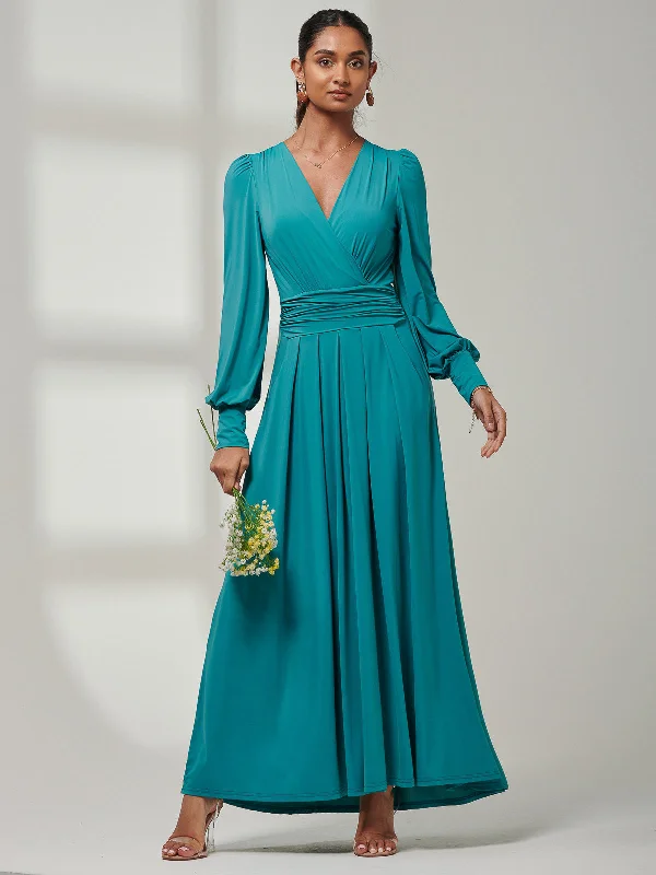 Great Deals, Just for You!Giulia Long Sleeve Maxi Dress, Teal