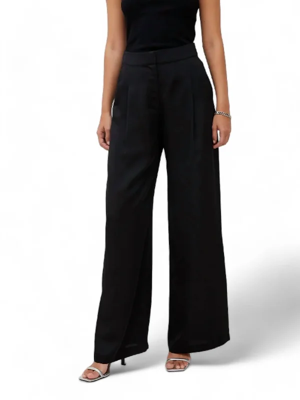 Amazing Prices You Can’t Resist!Harlow Sateen Trouser In Black