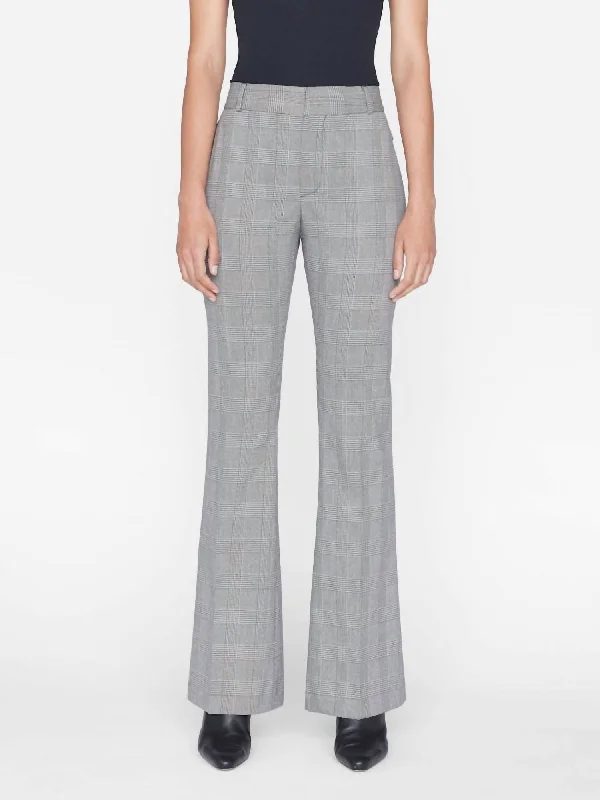 Save Money, Shop Happy!Le High Flare Trouser In Noir Multi