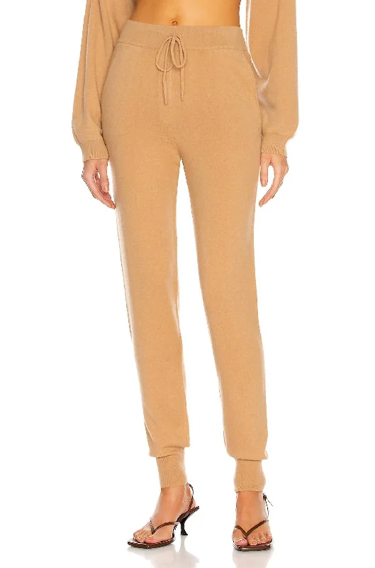 Today Only – Don’t Miss It!Maddalena Cashmere Joggers In Camel