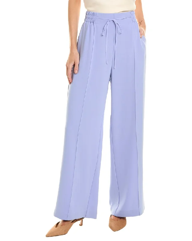 Find Your Perfect Deal Today!Oscar de la Renta Tie Waist Silk-Blend Pant
