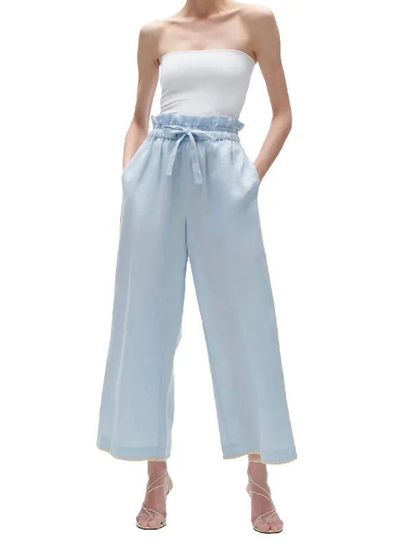 Limited Stock Available!Tomasina Pant In Soft Blue