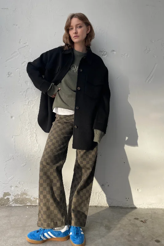 Shop More, Spend Less!TWILL CHECKER PANT