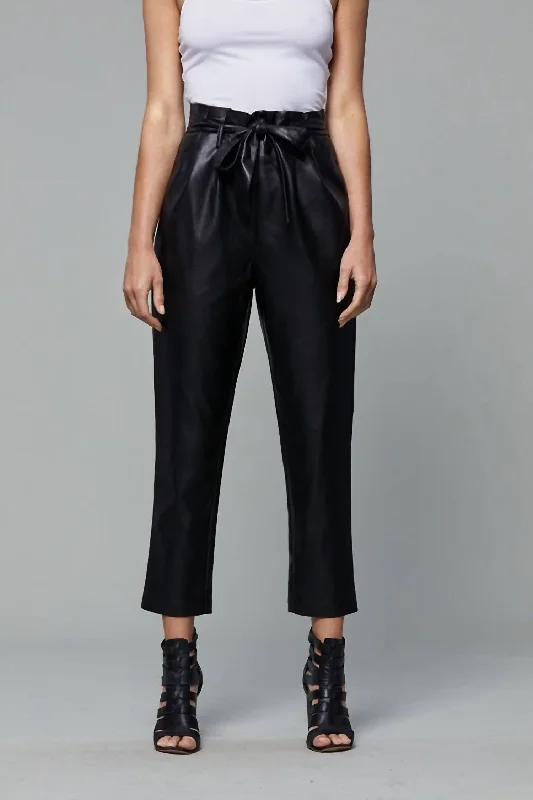 Your Favorite Sale is Back!Uptown Paper Bag Pants In Black