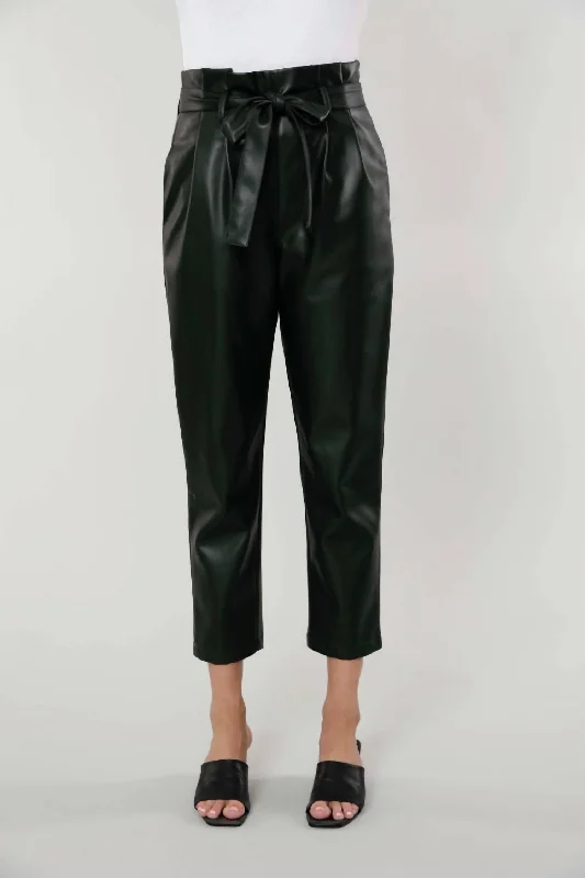Shop Early, Save Big!Uptown Paper Bag Pants In Green