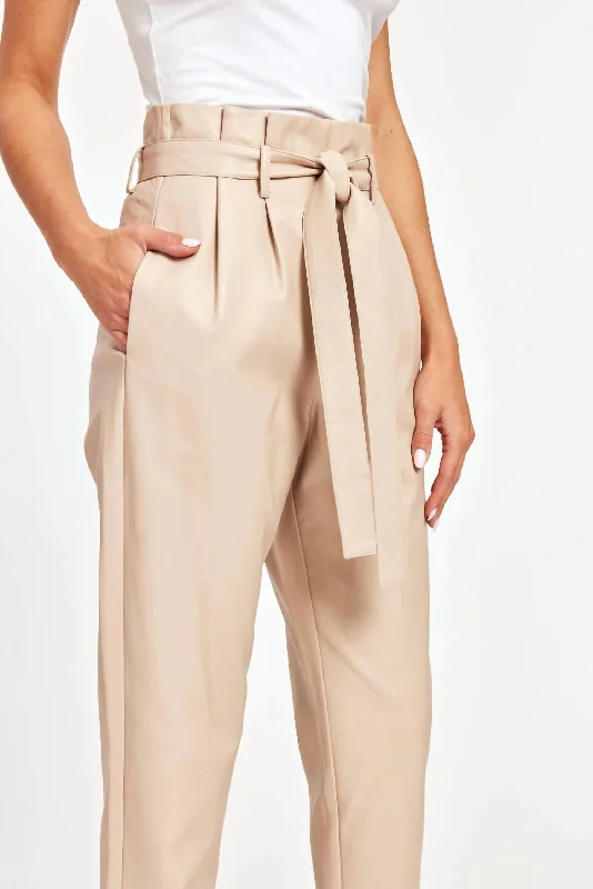 Unlock Huge Savings Now!Uptown Paper Bag Pants In Oyster
