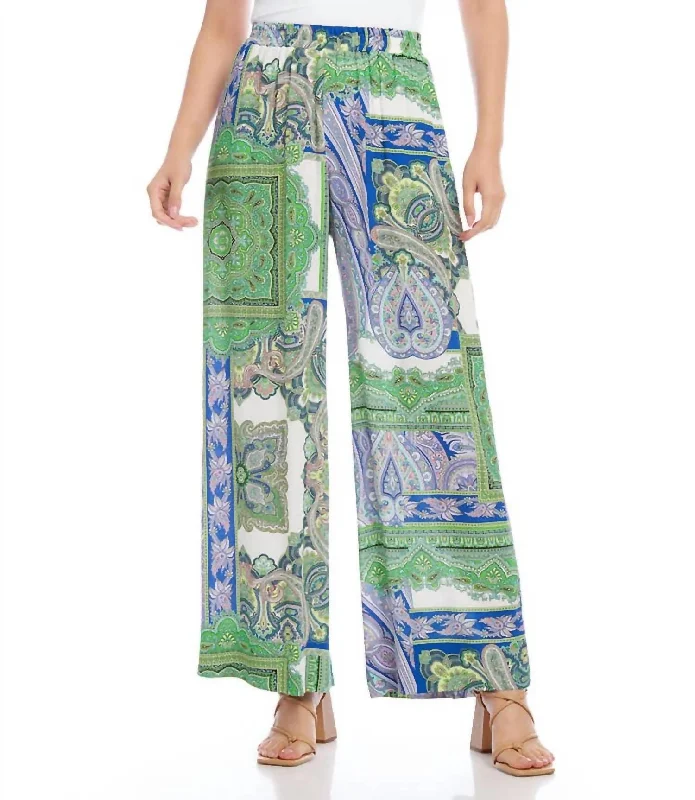 Hurry! While Supplies Last!Wide Leg Pants In Paisley