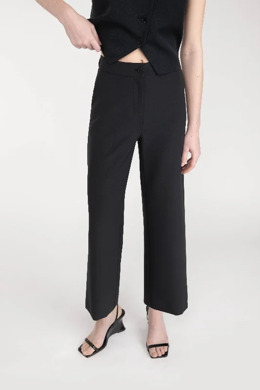 Get Ready to Save!HALF ELASTIC WIDE LEG PANT