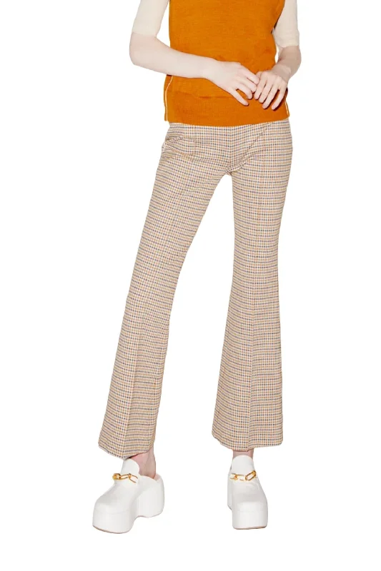 Stock Up and Save!Women's Cropped Flare Pants In Herringbone