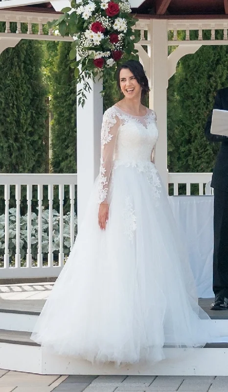 Your Shopping Wish, Our Discount Command!Other Long Sleeve Illusion Sweetheart Ball Gown