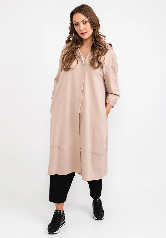 Amazing Prices You Can’t Resist!d.e.c.k. by Decollage One Size Long Jersey Jacket, Beige Amazing Prices You Can’t Resist!d.e.c.k. by Decollage One Size Long Jersey Jacket, Beige