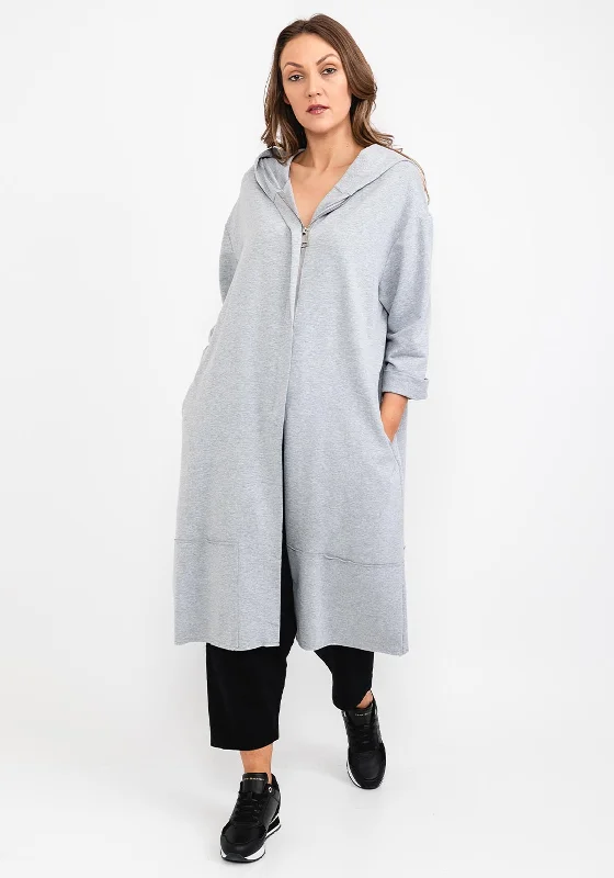 Get the Best for Less!d.e.c.k. by Decollage One Size Long Jersey Jacket, Grey