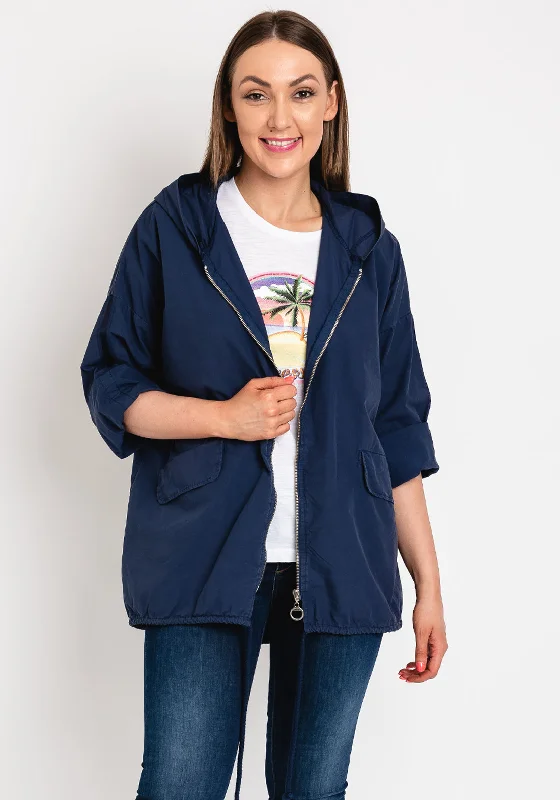 Buy More, Save More!d.e.c.k. By Decollage One Size Crinkle Jacket, Navy