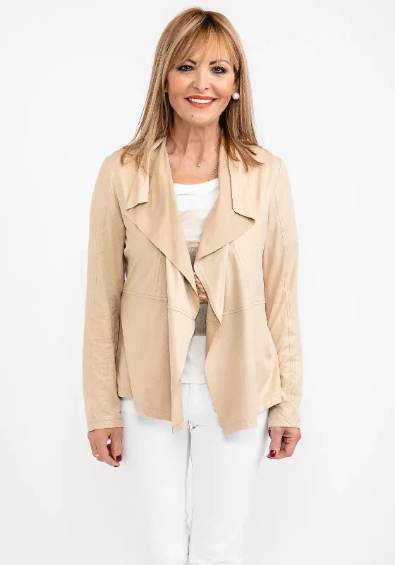 Your Chance to Save is Now!Eva Kayan Waterfall Shimmer Jacket, Gold