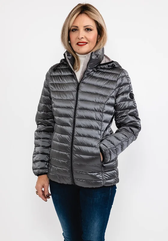 Mega Sale Happening Now!Normann Detachable Hood Short Jacket, Grey