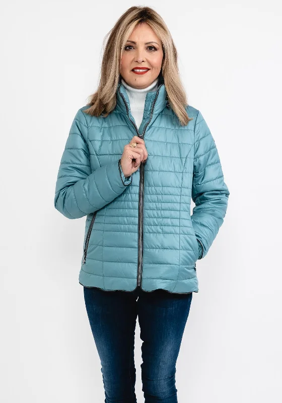 Exclusive Savings This Week!Normann Zipped Collar Quilted Jacket, Duck Egg