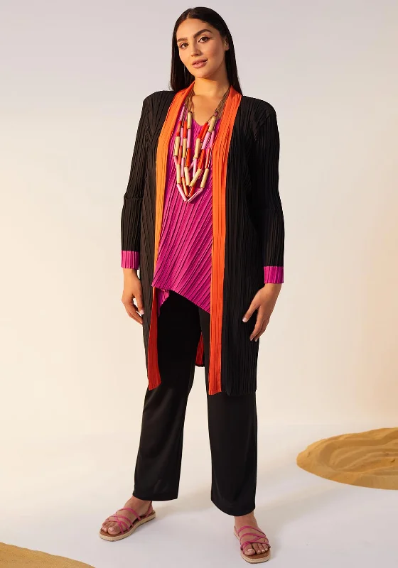 Enjoy Huge Discounts Now!Ora Pleated Kimono Style Jacket, Black Multi