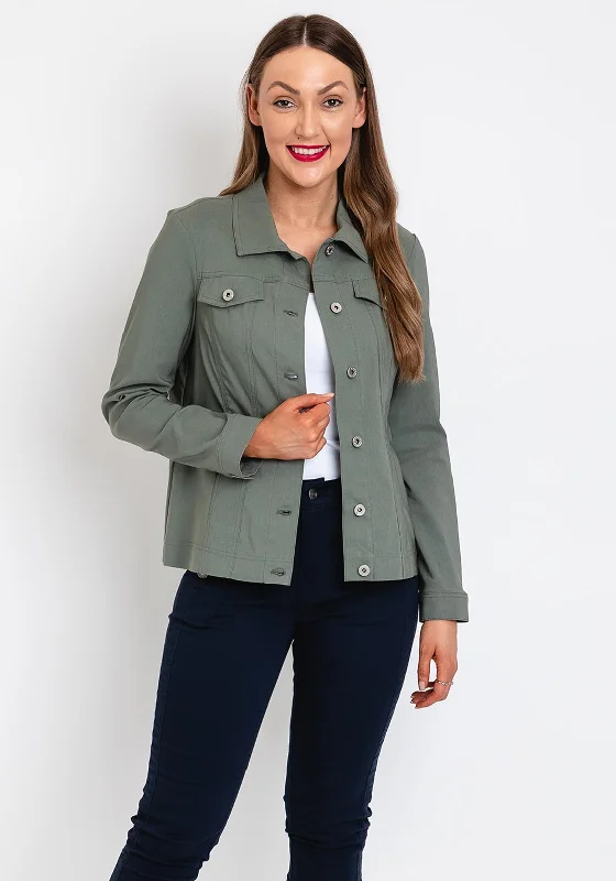 Don’t Wait – Shop Today!Robell Happy Denim Effect Jacket, Khaki