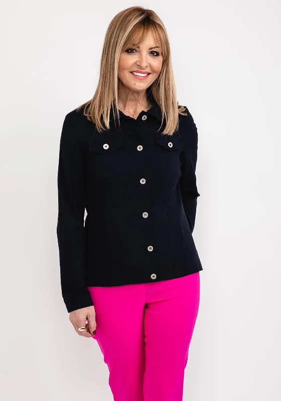 Bigger Savings, Better Shopping!Robell Happy Denim Effect Jacket, Navy