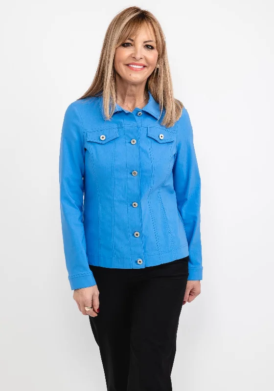 Today’s Deals, Tomorrow’s Regrets!Robell Happy Denim Effect Jacket, Azure Blue