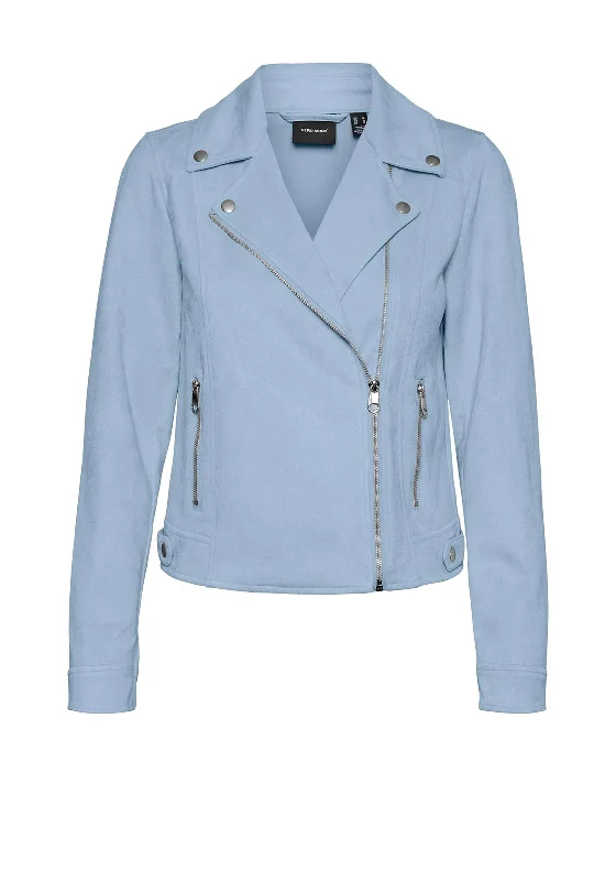 Get It Before It’s Gone!Vero Moda Jose Faux Suede Biker Jacket, Skyway