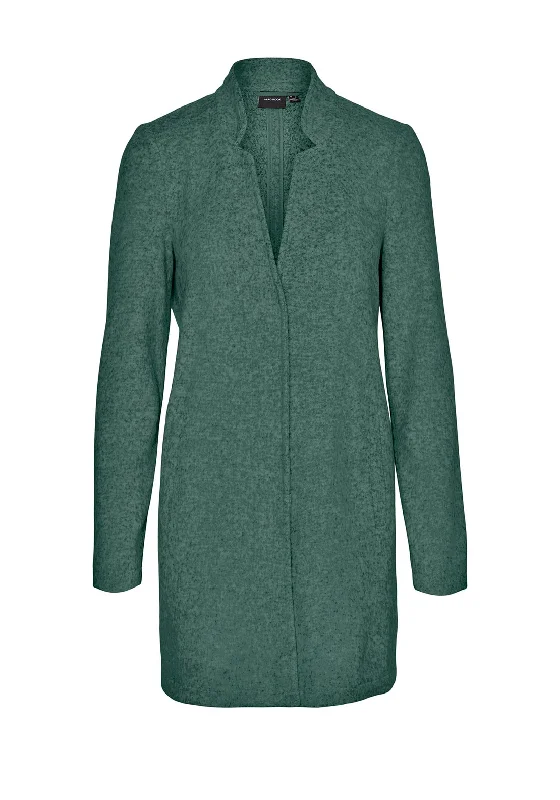 Every Deal is a Steal!Vero Moda Brushed Katrine Knit Jacket, Dark Forest Melange